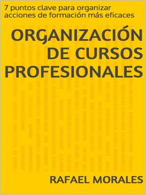 cover image of Organización de Cursos Profesionales